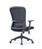 Picture of AA-245BBK Image M.B. Web Chair w/Arms - Black (DVS 045B)