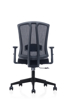 Picture of AA-267BBK Image H.B. Web Chair w/Adj. Arms - Black (DVS)