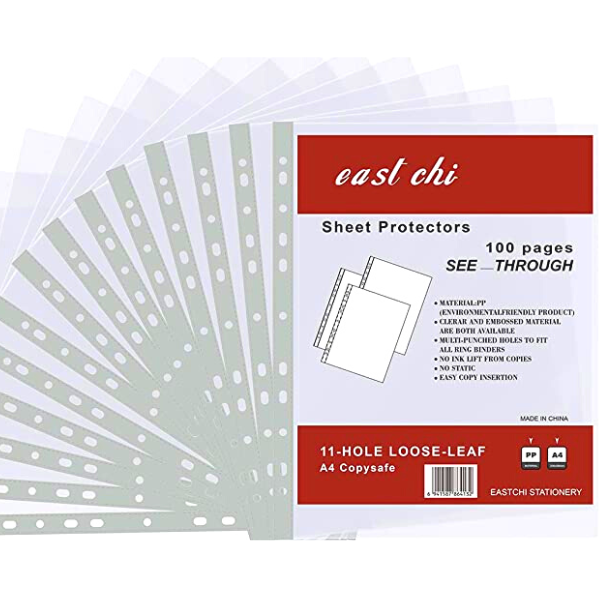 Picture of 65-001 CF A4 Top Load Sheet Protector (100)