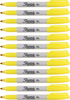 Picture of 53-054A Sharpie Permanent Marker Fine - Yellow #30035