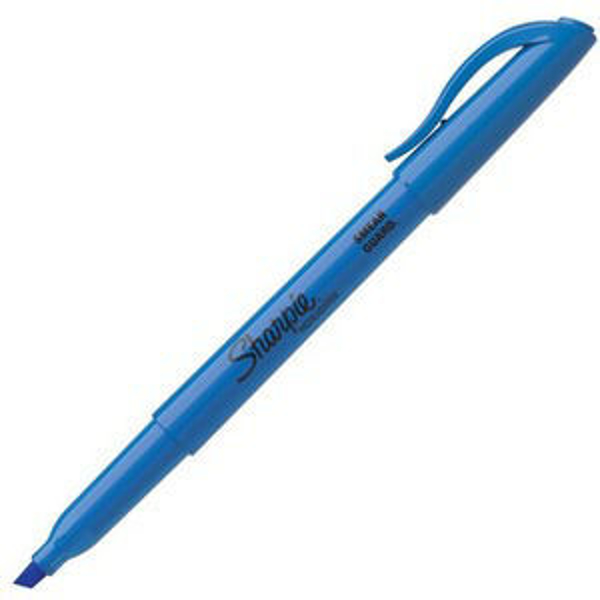 Picture of 53-072A Sharpie Fine Highlighter Blue #27010