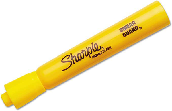 Picture of 53-073A Sharpie Jumbo Highlighter Yellow #25005