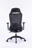 Picture of AA-5317BK Anji High Back Full Headrest Mesh Chair w/Arms - Black