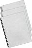 Picture of 04-086 Binding Covers White (200) #52127/52137
