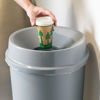 Picture of 05-012 R/Maid Round Trash Bin w/Funnel Top Grey (22 gal) #3546