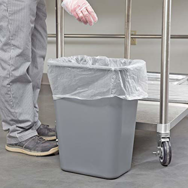 05026 CF Geo Waste Paper Bin Grey (Large) 32QT Stationery and Office