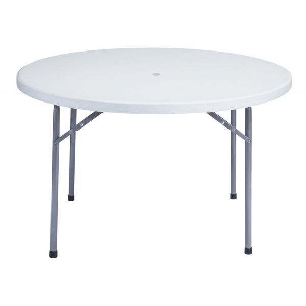 Picture of AA-T64971OW  Image 900 Dia. Plastic Folding Table - Off White