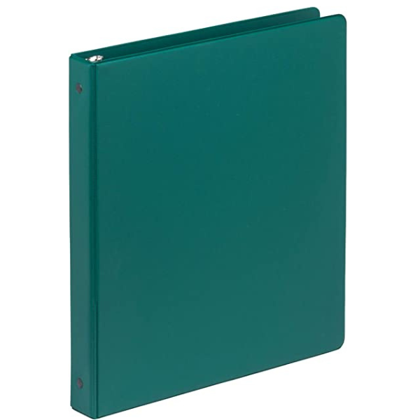 Picture of 04-002 1" O-Ring Binder Green #SAM11304