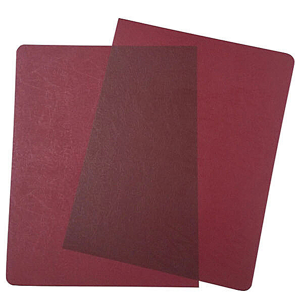 Picture of 04-095A Binding Covers Poly Maroon #MR01 (1 set)