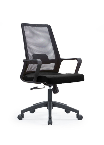 Picture of AA-6381BK Alidis HB Mesh Chair w/Loop Arms - Black (5381)