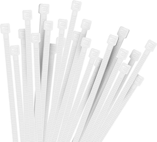 Picture of 09-054 Nylon Cable Ties 3.6 x 200 mm (100) White