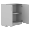 Picture of ET-C2S GY Evolve 800 2-Shelf Cupboard w/Doors - Grey
