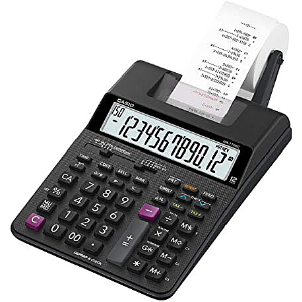Picture of 09-203 Casio HR-170RC 12-Digits Printing Calculator