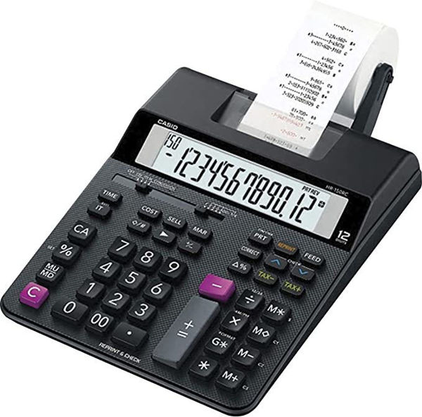 Picture of 09-205 Casio HR-200RC 12-Digits Printing Calculator
