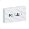 Picture of 13-002 3x5 Ruled Cards (100) White