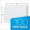 Picture of 13-004 4x6 Ruled Cards (100) White
