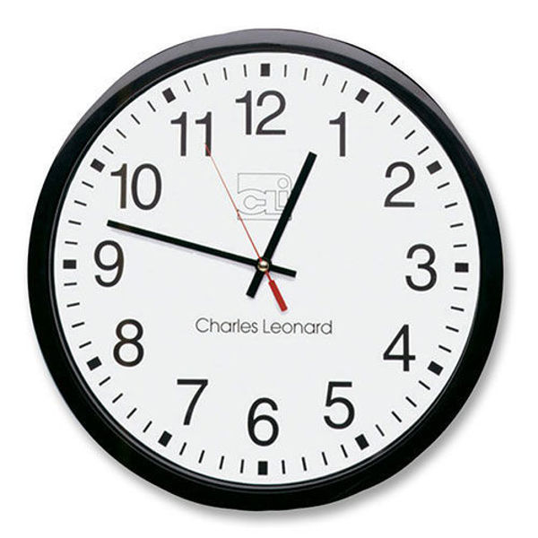 Picture of 21-011 13-7/8" Quartz Wall Clock - Black #CLI76820