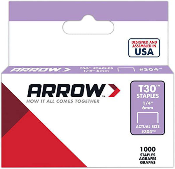 Picture of 77-031 Arrow T30 Staples 1/4 (1000) #304