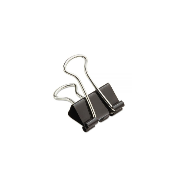 3/4 W x 3/8 Capacity Binder Clip (Sml) - Stationery and Office