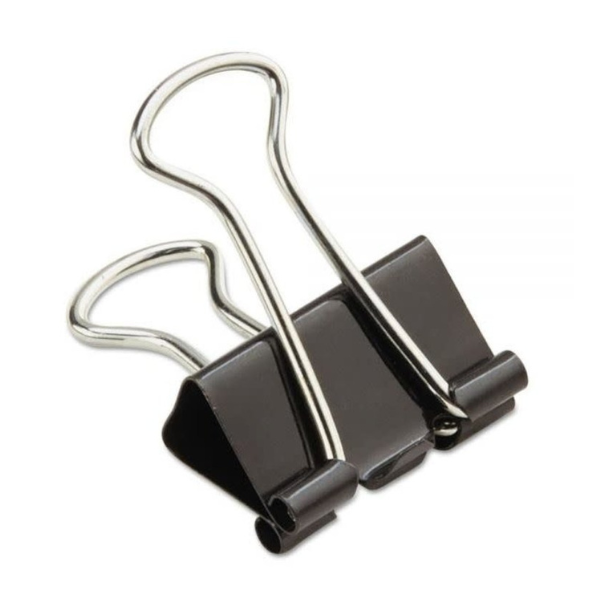 Picture of 19-006 CLI 2" W x 1" Capacity Binder Clips (12/Box) #BC-10