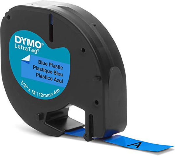 Picture of 31-013 1/2" Dymo Letra Tape-Blue #91335