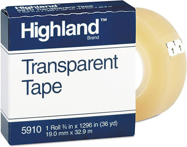 Picture of 82-050 Highland 3/4x36 Transparent Tape