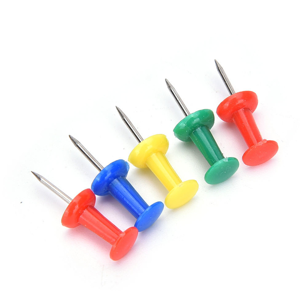 Picture of 63-010 CF Stationery Push Pins (100) Coloured