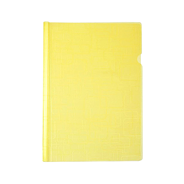 Picture of 40-023 CF Plastic Report Cover w/Spine Yellow
