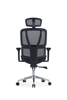 Picture of AA-5384BK Image-Alidis Full Mesh Ergonomic Chair w/Headrest - Black