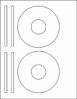 Picture of 46-020 Maco CD/DVD Labels Matte (40) #ML7560