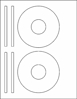 Picture of 46-020 Maco CD/DVD Labels Matte (40) #ML7560