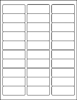Picture of 46-002 Maco Laser/Inkjet Labels 1x2-5/8 (750) #ML-3025