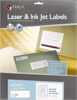 Picture of 46-002 Maco 1x2-5/8 Laser/Inkjet Labels (750) #ML-3025