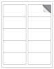 Picture of 46-010 Maco Laser/Inkjet Labels 2x4 (250) #ML-1025