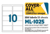 Picture of 46-010 Maco 2x4 Laser/Inkjet Labels  (250) #ML-1025