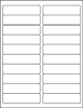 Picture of 46-006 Maco Laser/Inkjet Labels 1x4 (500) #ML-2025