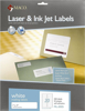 Picture of 46-006 Maco 1x4 Laser/Inkjet Labels  (500) #ML-2025
