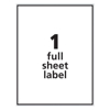 Picture of 46-038 PRES-a-ply 8-1/2x11 Laser/Inkjet Labels (100) #AVE 30605