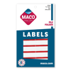 Maco File Labels -Red #FFL2