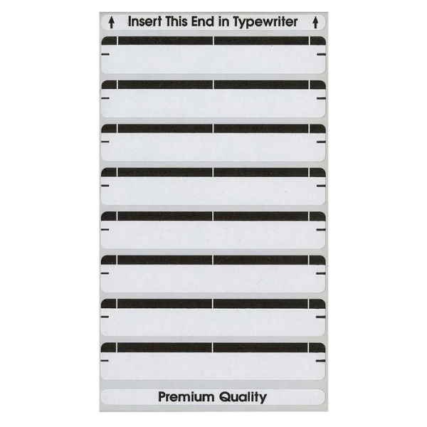 45021A Maco File labels Black FFL8 Stationery and Office Supplies