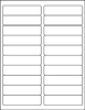 Picture of 46-007 Maco Laser/Inkjet Labels 1x4 (2000) #ML-2000