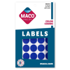 Maco Round Label 3/4" (1M) -Dk. Blue #MR121211