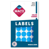 Picture of 46-031 Maco Round Label 3/4" (1M) - Lt. Blue #MR1212-3