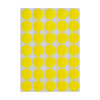 Picture of 46-032 Maco Round Label 3/4" (1M) -Yellow #MR1212-4