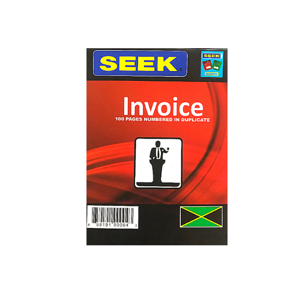 Picture of 07-010 Seek 1/2 Note-Size Invoice Books (Duplicate)