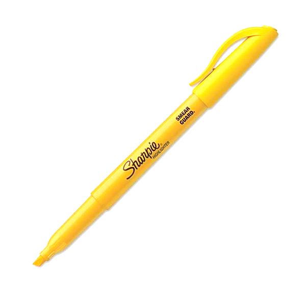 Picture of 53-070 Sharpie Fine Highlighter Yellow #27005