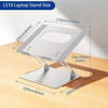 Picture of 22-034 Adjustable Laptop Stand - Silver