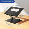 Picture of 22-035 Adjustable Laptop Stand - Black