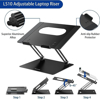 Picture of 22-035 Adjustable Laptop Stand - Black