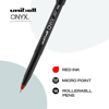 Picture of 61-006 UniBall Onyx Pen Red Micro #60042